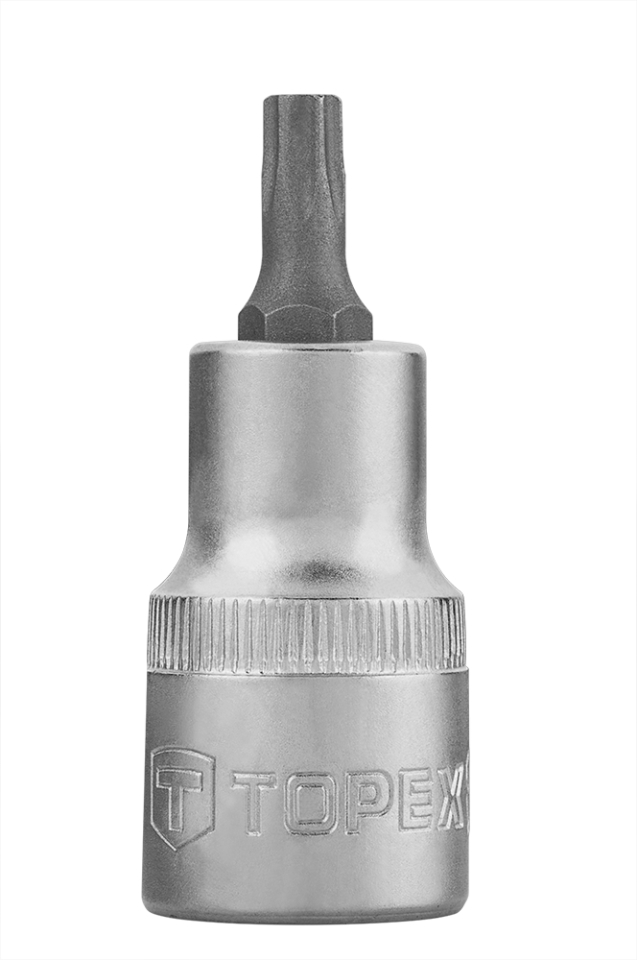 Головка змінна Torx 1/2", 60 мм, сталь CrV Topex 38D806 Головка змінна Torx 1/2", 60 мм, сталь CrV Topex 38D806