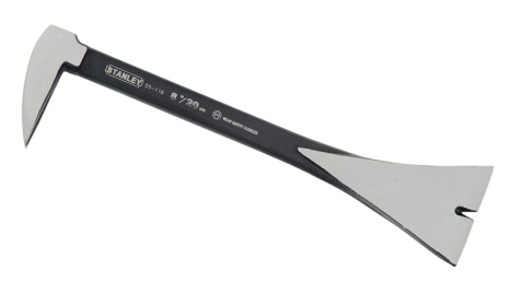 Гвоздодер "Precision Molding Bar" 25 см кованый широкий STANLEY 0-55-117 Гвоздодер "Precision Molding Bar" 25 см кованый широкий STANLEY 0-55-117