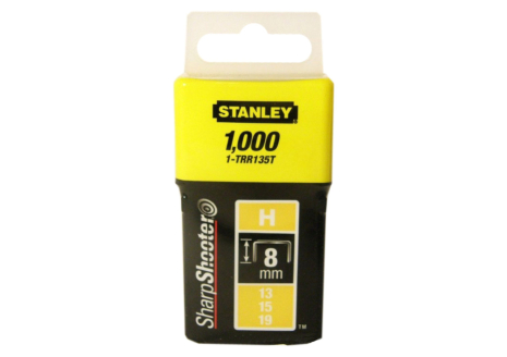Скоба для степлера "Light Duty" тип "H", h= 8 мм, 1000 шт. Stanley 1-TRR135T Скоба для степлера "Light Duty" тип "H", h= 8 мм, 1000 шт. Stanley 1-TRR135T