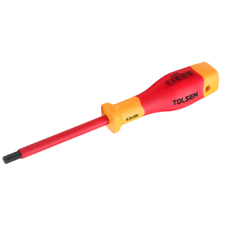 Отвёртка изолированная шестигранная Premium H6.0 Tolsen V31006