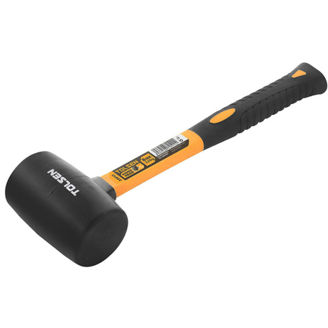 Киянка гумова чорна 675 г Tolsen 25037 Киянка гумова чорна 675 г Tolsen 25037