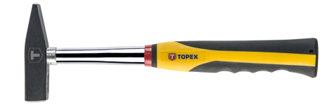 Молоток слюсарний 300 г, металева рукоятка - профільована Topex 02A713 Молоток слюсарний 300 г, металева рукоятка - профільована Topex 02A713