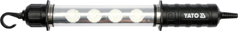 Светильник сетевой для мастерской 4 Вт, 4 LED, 400 lm, с крючком и кабелем - 4.9 м Yato YT-08531 Светильник сетевой для мастерской 4 Вт, 4 LED, 400 lm, с крючком и кабелем - 4.9 м Yato YT-08531