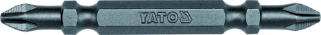 Набо викруткових насадок двосторонніх 1/4" PH2/PH2 65 мм 50 шт. Yato YT-7881 Набо викруткових насадок двосторонніх 1/4" PH2/PH2 65 мм 50 шт. Yato YT-7881