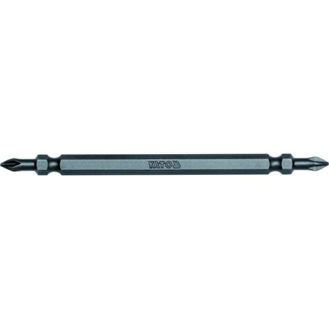 Насадка викруткова 2-стор. 1/4", l = 110 мм, PH 1/1 [20/10/20] (DW) Yato YT-7888