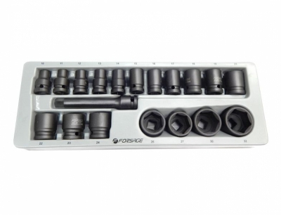 Набор головок ударных 19 пр. в лотке ROCKFORCE RF-T4193 Набор головок ударных 19 пр. в лотке ROCKFORCE RF-T4193