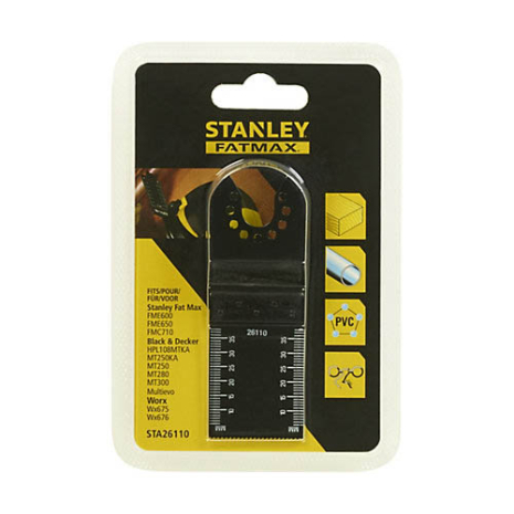 Погружное пильное полотно для MT300KA по металлу и дереву STANLEY STA26110