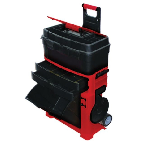 Візок інструментальний з котушкою для дроту 19" INTERTOOL BX-3019 Візок інструментальний з котушкою для дроту 19" INTERTOOL BX-3019