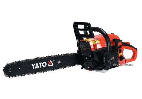 Цепная бензопила 56.5 см3 2.5 кВт шина - 20" (48 см) Yato YT-84910 Цепная бензопила 56.5 см3 2.5 кВт шина - 20" (48 см) Yato YT-84910