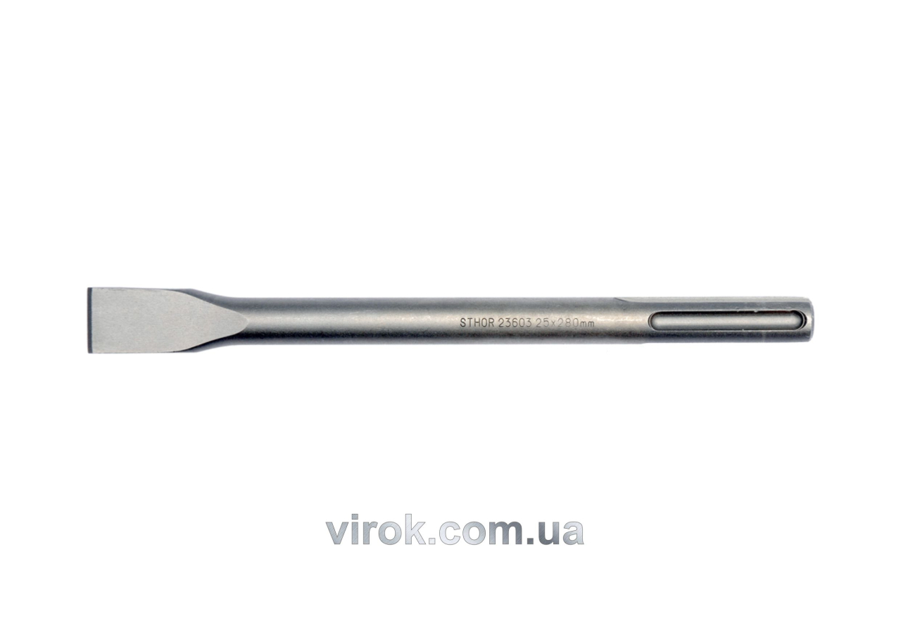 Долото плоске для перфоратора STHOR SDS-Max 25 x 18 x 280 мм Vorel 23603 Долото плоске для перфоратора STHOR SDS-Max 25 x 18 x 280 мм Vorel 23603