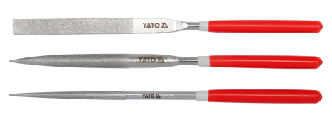 Набір надфілів 180 мм 3 шт Yato YT-6155