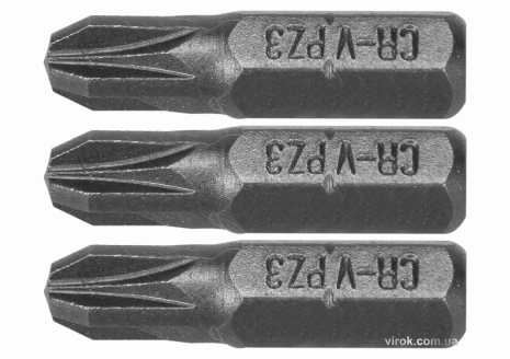 Насадка викруткова STHOR "Pozidriv" PZ3 x 25 мм HEX 1/4" Cr-V 3 шт Vorel 65472 Насадка викруткова STHOR "Pozidriv" PZ3 x 25 мм HEX 1/4" Cr-V 3 шт Vorel 65472