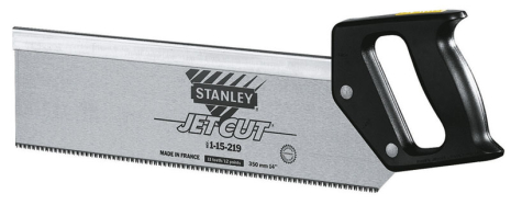 Ножовка 350 мм с обушком с закаленным зубом "Jet-Cut" STANLEY 1-15-219 Ножовка 350 мм с обушком с закаленным зубом "Jet-Cut" STANLEY 1-15-219