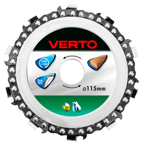Диск цепной Verto 61H196 Диск цепной Verto 61H196