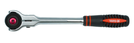 Тріскачка з поворотною головкою 72 зубця 1/2" 280 мм Yato YT-0722