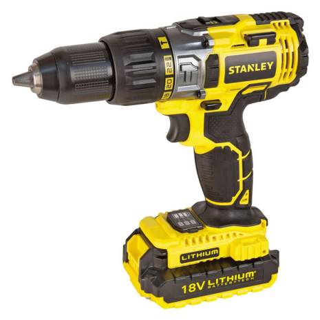 Дриль з ударом-гвинтоверт STANLEY PT STDC18LHBK