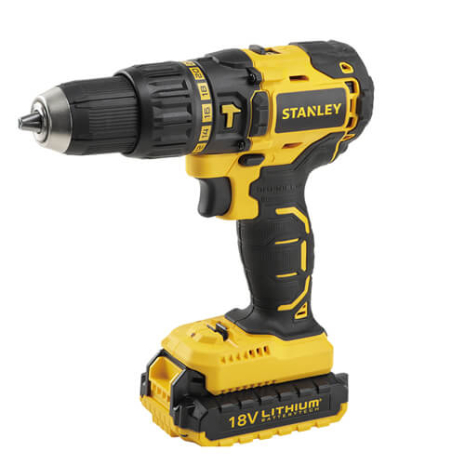 Ударная дрель-шуруповерт с бесщёточным двигателем STANLEY SBH20S2K Ударная дрель-шуруповерт с бесщёточным двигателем STANLEY SBH20S2K