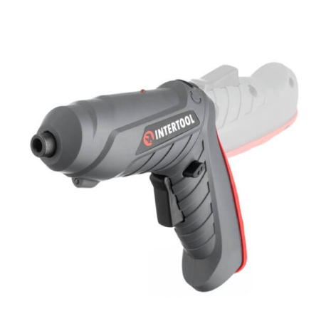 Викрутка акумуляторна 3,6 В, NiCd, поворотна рукоятка, кейс, насадки INTERTOOL DT-0302 Викрутка акумуляторна 3,6 В, NiCd, поворотна рукоятка, кейс, насадки INTERTOOL DT-0302