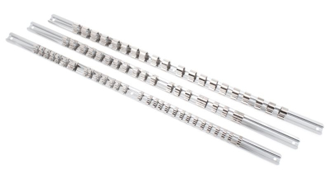 Планка-тримач для 12 головок 1/4" (L-200мм) ROCKFORCE RF-819212