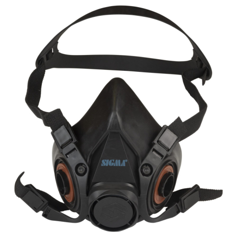 Напівмаска Defender Eco без фільтрів SIGMA 9417581 Напівмаска Defender Eco без фільтрів SIGMA 9417581
