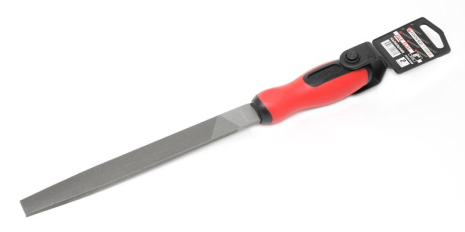 Напильник плоский 8"-200мм, на пластиковом держателе Forsage ROCKFORCE F-5056P18