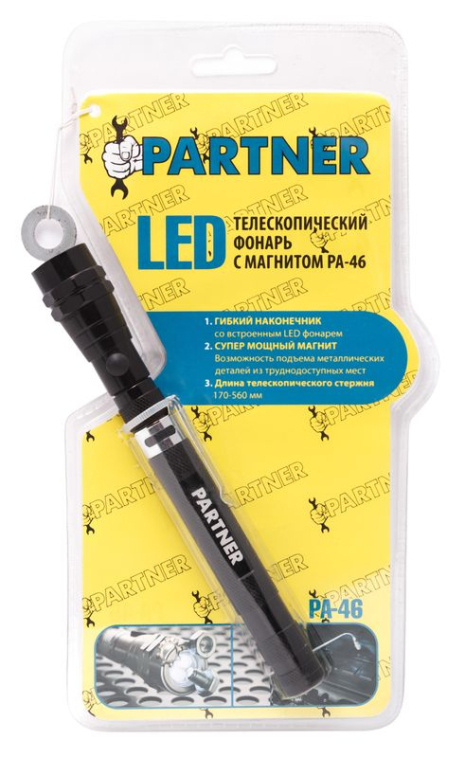 LED Телескопічний ліхтар з магнітом (3 світлодіоди) FORSAGE PA-46 LED LED Телескопічний ліхтар з магнітом (3 світлодіоди) FORSAGE PA-46 LED