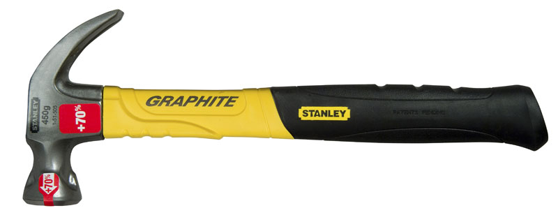 Молоток "Graphite Curve Claw" 570 г із загнутим гвоздодером STANLEY 1-51-507 Молоток "Graphite Curve Claw" 570 г із загнутим гвоздодером STANLEY 1-51-507
