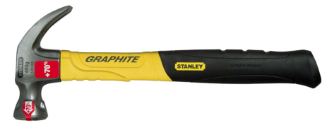 Молоток "Graphite Curve Claw" 570 г із загнутим гвоздодером STANLEY 1-51-507 Молоток "Graphite Curve Claw" 570 г із загнутим гвоздодером STANLEY 1-51-507