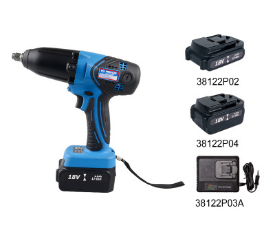Гайковерт електричний 1/2"DR 18V (850NM) KING TONY 44704MPA Гайковерт електричний 1/2"DR 18V (850NM) KING TONY 44704MPA