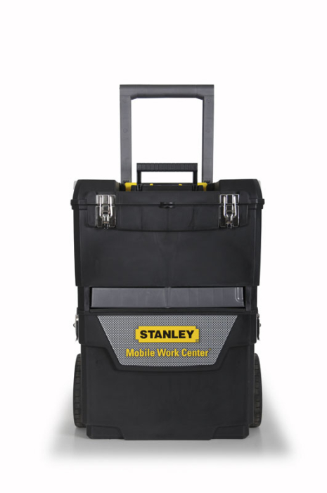 Ящик із колесами "IML Mobile Work Center 2 in 1" пластмасовий з органайзерами в кришці STANLEY 1-93-968 Ящик із колесами "IML Mobile Work Center 2 in 1" пластмасовий з органайзерами в кришці STANLEY 1-93-968