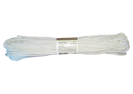 Веревка для стартера TM , d=3 мм, длина 20 м, белая Virok 87V102 Веревка для стартера TM , d=3 мм, длина 20 м, белая Virok 87V102
