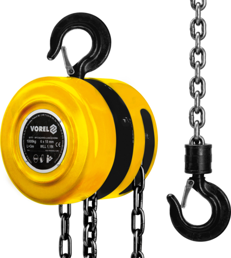 Таль цепная 1000 кг Vorel 80751 Таль цепная 1000 кг Vorel 80751