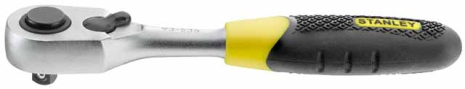 Тріскачка 1/4" "Expert" прапорцева, 54 зуби, рукоятка "BIMATERIAL" STANLEY 1-13-770 Тріскачка 1/4" "Expert" прапорцева, 54 зуби, рукоятка "BIMATERIAL" STANLEY 1-13-770