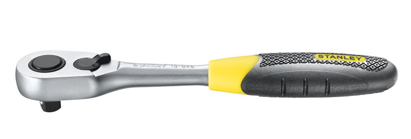 Тріскачка 3/8" "Expert" прапорцева, 54 зуби, рукоятка "BIMATERIAL" STANLEY 1-13-848 Тріскачка 3/8" "Expert" прапорцева, 54 зуби, рукоятка "BIMATERIAL" STANLEY 1-13-848