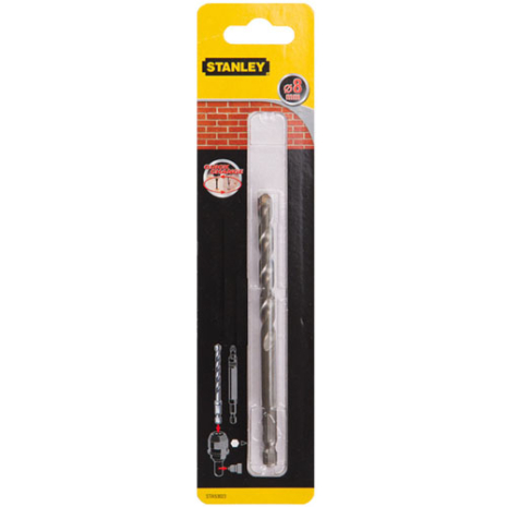 Свердло з цегли 8 шт. STANLEY STA53023 Свердло з цегли 8 шт. STANLEY STA53023