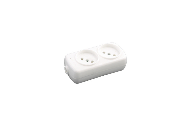 Колодка 2 розетки економ MASTERTOOL 94-0063 Колодка 2 розетки економ MASTERTOOL 94-0063