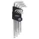 Ключі TORX 9шт T10-T50мм CrV (середні з отвором) SIGMA 4022221
