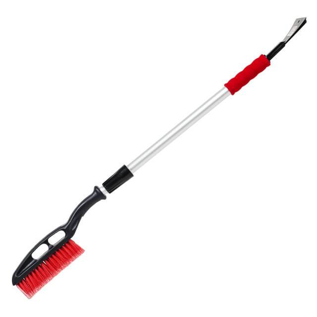 Щітка зі скребком, телескопічна, 99-139 см INTERTOOL AT-0119 Щітка зі скребком, телескопічна, 99-139 см INTERTOOL AT-0119