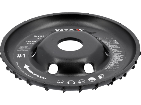 Диск-фреза Ø=120/22.2 мм YATO YT-59155 Диск-фреза Ø=120/22.2 мм YATO YT-59155