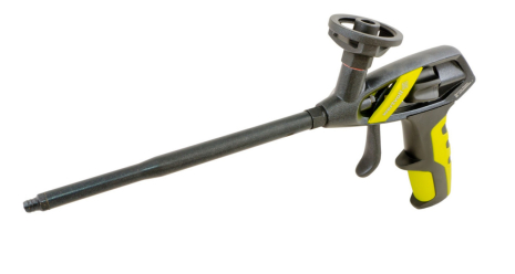 Пістолет для монтажної піни, 320 мм, алюмінієвий, PTFE, Hand-free, Profi MASTERTOOL CF-1099