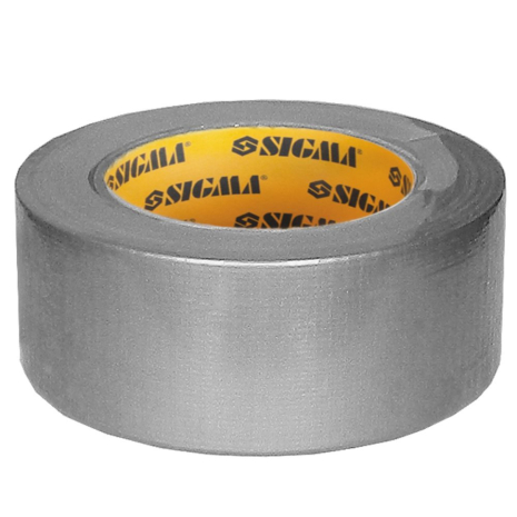 Лента армированная (серая) 50мм×50м SIGMA 8419101 Лента армированная (серая) 50мм×50м SIGMA 8419101