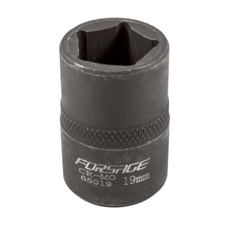 Головка ударна 1/2", 19мм (5гр.) FORSAGE F-65019 Головка ударна 1/2", 19мм (5гр.) FORSAGE F-65019