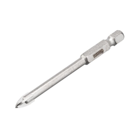 Свердло по склу та кераміці, 6 мм, HEX 1/4" INTERTOOL SD-0286 Свердло по склу та кераміці, 6 мм, HEX 1/4" INTERTOOL SD-0286