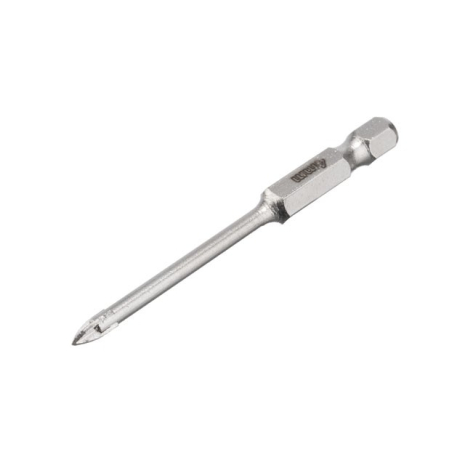 Свердло по склу та кераміці, 4 мм, HEX 1/4" INTERTOOL SD-0284