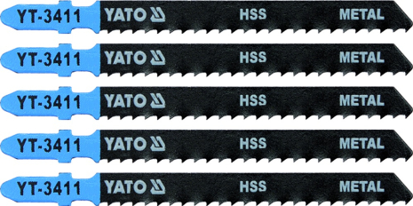 Набір пилок для електролобзика 8TPI. Yato YT-3411 Набір пилок для електролобзика 8TPI. Yato YT-3411