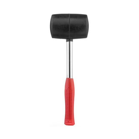 Киянка резиновая, 1030 г, 70 мм, черная резина, металлическая ручка INTERTOOL HT-0233 Киянка резиновая, 1030 г, 70 мм, черная резина, металлическая ручка INTERTOOL HT-0233