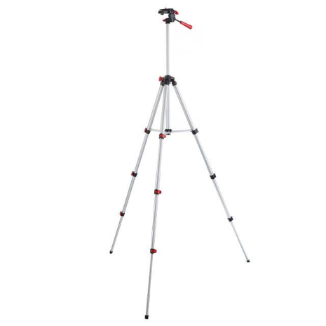 Штатив для лазерного рівня, 1,3 м, різьба 1/4" INTERTOOL MT-3053 Штатив для лазерного рівня, 1,3 м, різьба 1/4" INTERTOOL MT-3053