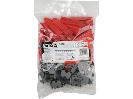 Кліпси та клини СВП для укладання плитки YATO YT-36935