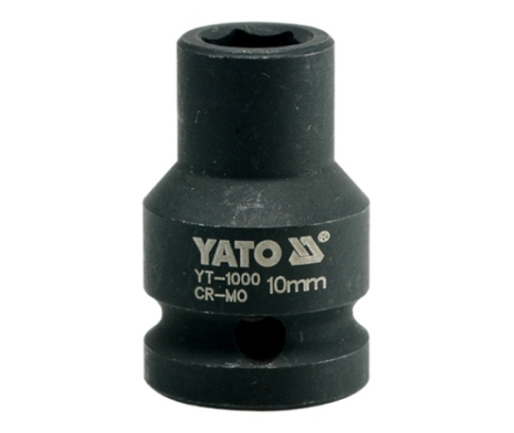 Головка торцева ударна шестигранна 1/2" 10 мм Yato YT-1000 Головка торцева ударна шестигранна 1/2" 10 мм Yato YT-1000