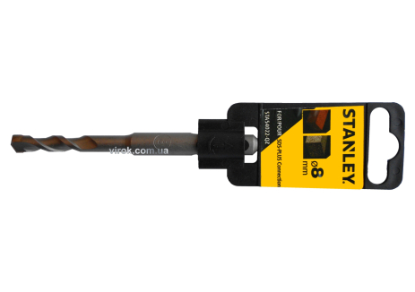 Свердло по бетону (Бур) SDS Plus 8 х 110 мм Stanley STA54022-QZ Свердло по бетону (Бур) SDS Plus 8 х 110 мм Stanley STA54022-QZ